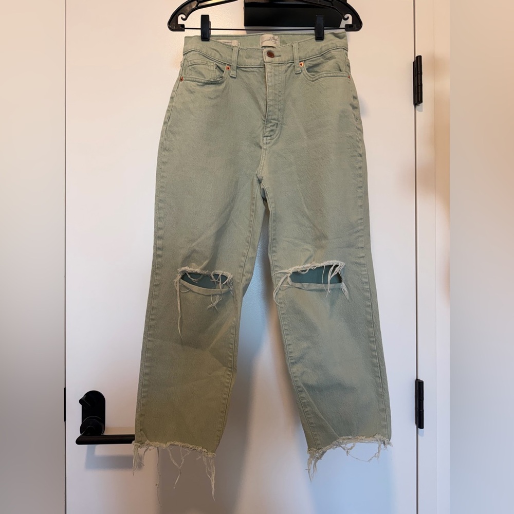Universal Thread Light Green Vintage Straight Jeans